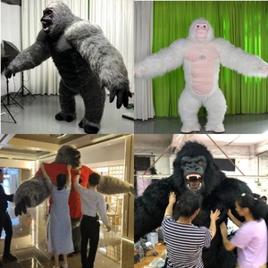 Efun MOQ 1 Pieza De Gran Venta Disfraz Personalizable De King Kong Inflable Disfraz De Mascota De Gorila Negro De Peluche Para Halloween Traje De Carnaval Para Adulto - Product Image 4