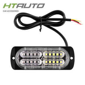 Ht-auto — barre lumineuse 12-24V, 20 LED en cas d'urgence, protection stroboscopique, ambre, avec 16 types de flash - Product Image 2