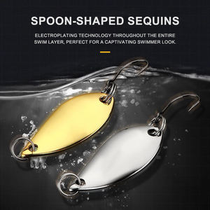 Señuelo de pesca biomimético OEM en caja, con lentejuelas, anzuelo simple, punta metálica, para lanzamiento a distancia, natación completa, boca blanca, cebo. - Product Image 2