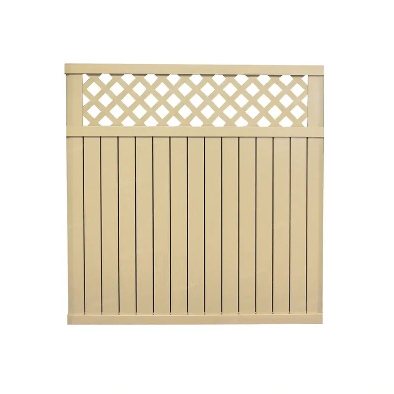 Uv schutz weiß günstige vinyl pvc zaun privatsphäre garten zaun/zaun panels