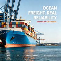 Agen Pengiriman Barang Laut LCL Layanan Logistik Door-to-Door Dari Cina ke Amerika Serikat, Kanada, Prancis, Australia Freight Forwarder