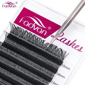 YW Lashes Volume Fans Extensión de pestañas Pre Fanning Self Blooming Cilia Extensiones <span class=keywords><strong>Y</strong></span> Modelo Individual Cilia Pestañas Proveedor - Product Image 1