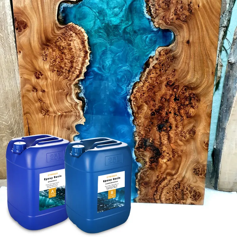 Epoxy Hars Clear Liquid Crystal Casting Kit Art Resin Rivier Tafel Epoxy Vloer Coating Snel Genezen Twee Deel Epoxyhars