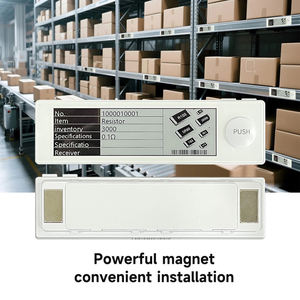 Etichetta Elettronica per Scaffali da 4,<span class=keywords><strong>3</strong></span> Pollici, Cartellino Prezzo PTL Illuminato in Bianco e Nero, Sistema di Etichette LED a <span class=keywords><strong>2</strong></span> Colori NFC EAS per Negozi - Product Image 3