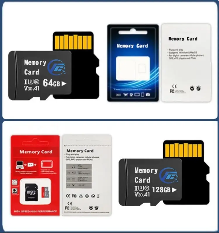 13 năm nhà máy tùy chỉnh cấp công nghiệp thẻ SD Micro TF SDXC Bộ nhớ 4GB 8GB 16GB 32GB 64GB 128GB 256GB 512GB 1TB A2 A1 U3 V30