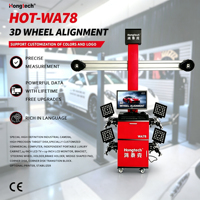 Machine d'alignement 3D des roues, aligneur de roues automatique à 18 emplacements, garantie, équipement d'alignement des roues pour atelier de réparation automobile
