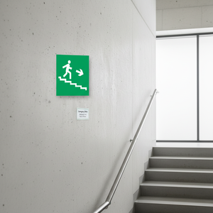 Escaleras de Emergencia Superior Derecha PVC 200x200mm Fabricadas en Polonia - Product Image 3