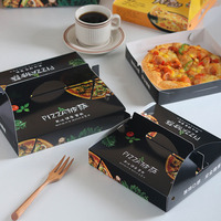 Boîte à pizza paquet de boîte écologique boîte à pizza kraft ondulée de qualité alimentaire personnalisée imprimée avec votre logo