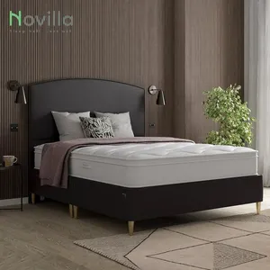 Letto di lusso materasso 5 stelle hotel king queen size memory foam tasca a molla letto rosa materassi per la vendita