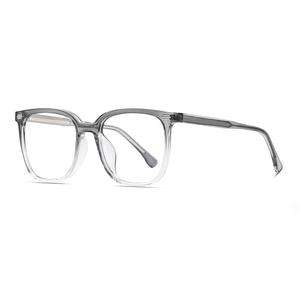 Monturas de Gafas Rectangulares Tr90 Unisex, Montura Completa, Protección Contra la Radiación de Luz Azul, Lentes Planas 2005 - Product Image 1