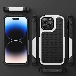 Protezione 360 nero bianco antiurto Anti-caduta TPU + custodia per telefono per <span class=keywords><strong>iPhone</strong></span> <span class=keywords><strong>11</strong></span> 12 13 14 15 16 <span class=keywords><strong>Pro</strong></span> <span class=keywords><strong>Max</strong></span> - Product Image 6