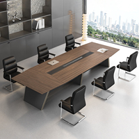 Table de réunion de direction moderne de grande taille et de haute qualité pour bureau