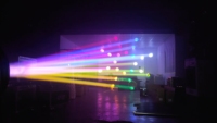 Puissant 380W DJ tête mobile vert clair jaune émission forte faisceau luminaires de scène pour discothèque Bar Performance-Vente en gros