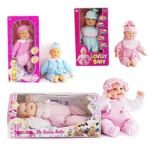 素敵なリアルな赤ちゃん泣いて笑うシリコン人形かわいい子供ビニールリアルな生まれ変わった眠っている赤ちゃん人形販売のため