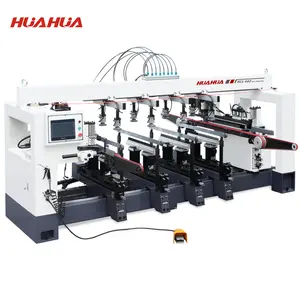 Huahua HCL-402 Zes Rijen Multi-Boorhoutbewerkingsmachine Met Automatische Voeding