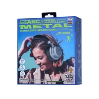 Auriculares inalámbricos para juegos con reducción de ruido ANC de alta calidad, baja latencia, indicador de batería LED de diente azul, chipset JL