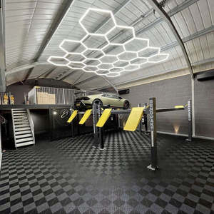 Werkstatt-Garage Deckenbeleuchtung 6500K LED-Deckenleuchte AC 110V-220V Pendelleuchte Deckenbeleuchtung für Friseursalon - Product Image 6