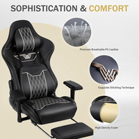 Chaise de jeu de style nouveau, chaise d'ordinateur personnalisée, bureau et chaise de jeu assortis, chaise de jeu réglable pour les passionnés de configuration