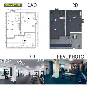 Solution clé en main pour la création de chaînes de salles de sport en Afrique 24/7, équipement complet de fitness commercial pour clubs de 50 à 150 m² - Product Image 3