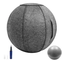 Hotsale के साथ 65cm जिम योग गेंद कुर्सी कवर के रूप में एक संतुलन गेंद या स्थिरता गेंद
