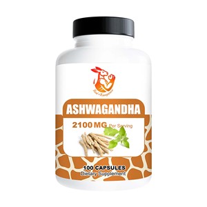 Capsules d'Ashwagandha à absorption rapide pour la gestion de l'énergie et le soutien métabolique chez l'adulte, 100 capsules/flacon - Product Image 1