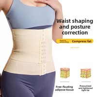 Cinturón Abdominal para mujer de comercio exterior Popular, soporte de cintura de compresión moldeador de tres secciones para masajeador de hombros y cuello
