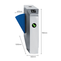 Système de porte de barrière de tourniquet de trépied de haute sécurité à 3 bras style ouvert coulissant automatique pour une utilisation scolaire à prix économique