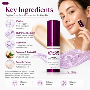 Bálsamo Multiusos en Barra con Colágeno y Calcio, Hidratante, Antiedad, Antiarrugas y <span class=keywords><strong>Reafirmante</strong></span>, de Marca Privada, Orgánico, para Ojos, Cuello y Rostro - Product Image 3