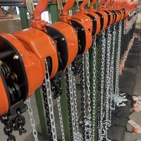 0,5 Tonnen Manueller Kettenzug 3m Hub Leichtgewichtiger Tragbarer Hebezug für Garagenarbeiten