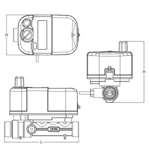 Zhongpei thông minh DN15-DN25 siêu âm Đồng hồ nước không dây lorawan Lora thông minh từ xa đọc đồng thau IP68 OEM - Product Image 2