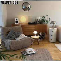 Canapé compact Caterpillar pour fenêtre en baie, fauteuil de sol paresseux de petite taille, idéal pour les appartements étroits et minuscules