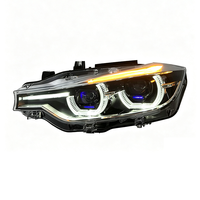Kit d'assemblage de feux de jour (DRL) triple couleur jaune, blanc, ambre pour BMW Série 3 F30, Plug and Play, avec interrupteur