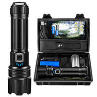 Helius alta calidad Super brillante P70 luz fuerte aleación de aluminio de largo alcance impermeable 5V USB recargable linterna al aire libre