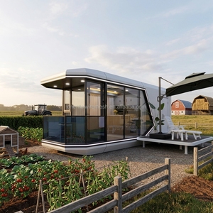 Hôtel conteneur type capsule spatiale pour la Coupe <span class=keywords><strong>du</strong></span> <span class=keywords><strong>Monde</strong></span>, avec salle de bain, cuisine et climatisation, prêt à l'emploi pour les villages de supporters et l'hébergement en stade - Product Image 6