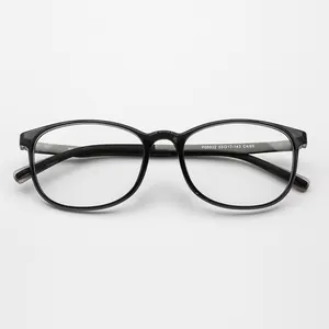 DL kacamata desain terbaru Flat Top Anti cahaya biru kacamata kebesaran persegi TR90 warna-warni optik kacamata bingkai