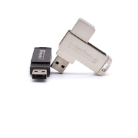 Unidad Flash USB de Metal de 1 GB, 2 GB, 4 GB, 8 GB, 16 GB, 32 GB, 64 GB, 128 GB, Unidad de Memoria de Alta Velocidad 3.0 2.0, Memoria USB OTG