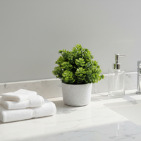 Plante artificielle en pot pour table, herbe verte pour la décoration moderne de la maison, centres de table de mariage, style nordique