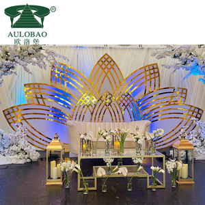 อุปกรณ์จัดงานแต่งงานฉากหลังอาหรับทำจากพีวีซีสีขาว - Product Image 4