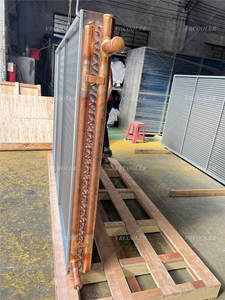 Bobines de condenseur d'aileron de <span class=keywords><strong>tuyau</strong></span> de <span class=keywords><strong>cuivre</strong></span> de bobine d'eau réfrigérée pour Hvac - Product Image 2