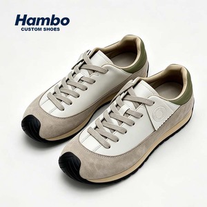 Sneakers Vintage Forrest Gump per Uomo e Donna, Scarpe da Corsa Retrò in Camoscio con Patchwork, Antiscivolo, Casual e alla Moda - Product Image 1