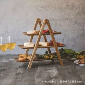 <span class=keywords><strong>Grand</strong></span> support <span class=keywords><strong>en</strong></span> <span class=keywords><strong>bois</strong></span> d'acacia de style américain, plateau <span class=keywords><strong>en</strong></span> <span class=keywords><strong>bois</strong></span> organisateur de rangement pour marmites chaudes plats de restaurant pour la cuisine fête d'hôtel - Product Image 2