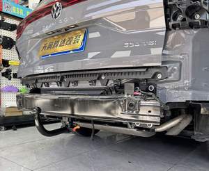 Kit de crochet de remorquage invisible de type boule détachable, barre de remorquage verticale amovible à col de cygne avec clé de verrouillage universelle - Product Image 6