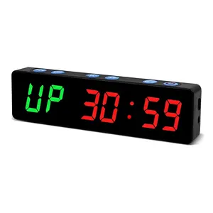 Mini LED Wireless Sport Training magnetico HIIT TABATA Fitness Crossfit Workout batteria portatile Gym Interval Timer Clock