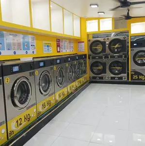 coin operated washing machine for laundry shop