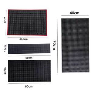 Tapis de bar en silicone souple antidérapant pour accessoires de barman, tapis de service en caoutchouc robuste en PVC pour cocktails et bières - Product Image 2