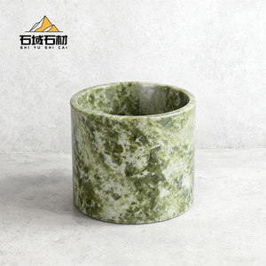 Novedad, SHIYU, Decoración <span class=keywords><strong>de</strong></span> Interiores para Fiestas, Cueva <span class=keywords><strong>de</strong></span> Jade Blanca para el Hogar, Mármol Natural Ecológico y Duradero, Macetas <span class=keywords><strong>de</strong></span> Escritorio - Product Image 1