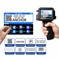 Printer Inkjet Mini Ekonomis H4 12.7mm Starter Kit untuk Bisnis Kecil DIY, Coder TIJ Portabel untuk Tanggal, Batch, dan Logo
