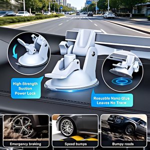 Supporto a ventosa unilaterale per tetto auto Starlink Mini, kit di montaggio a ventosa per cruscotto in ABS per Starlink Mini - Product Image 3