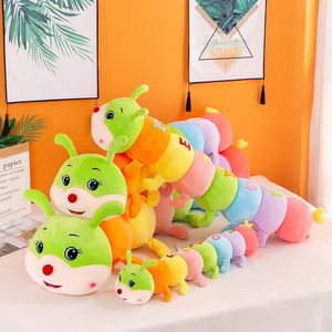 Cartoon-style Colorful Caterpillar Plush Toy with pp Cotton Filling for Girls Aged 8-13 a Cuddly <strong>Pillow</strong> to <strong>Snuggle</strong> with Sleeping - Product Image 4
