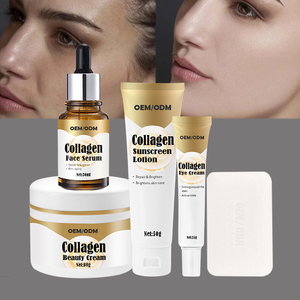 Biểu tượng tùy chỉnh vẻ đẹp trên khuôn mặt chăm sóc da Kit làm sạch thủy phân collagen làm săn chắc chống lão hóa làm trắng collagen Bộ chăm sóc da - Product Image 4